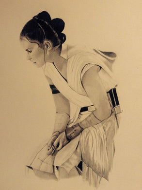 A4 rey skywalker print