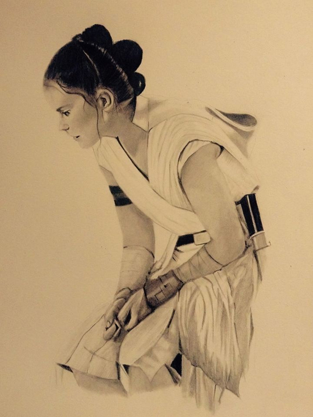 A4 rey skywalker print