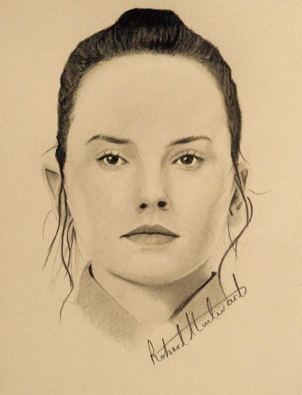 a4 8.27 x 11.69 inch jedi print rey art